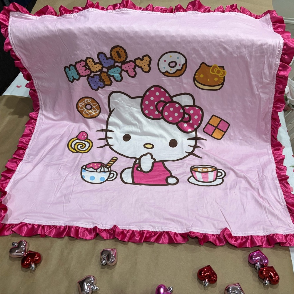 Hello Kitty Pink Dessert Delight Blanket